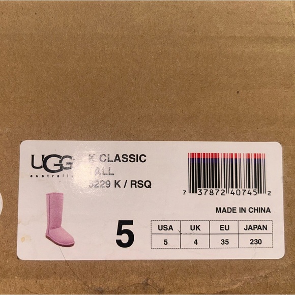 Pink Ugg Boots Size 5 - Picture 9 of 9